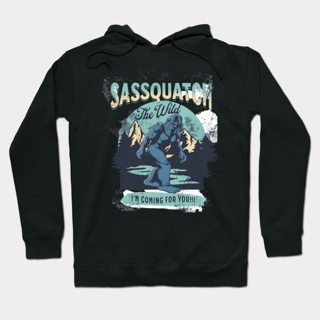 Your Friendly sassquatch Hoodie by Vortex.Merch